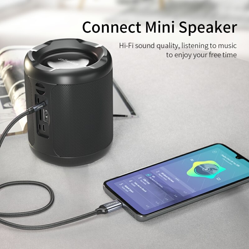 Essager Usb C To 3.5mm Aux Jac - Earphone Splitter Jack reseña y precio
