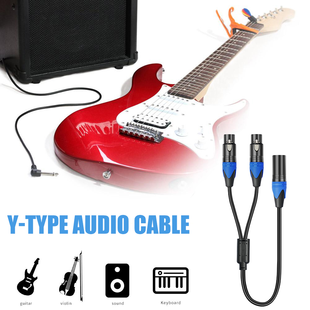 50cm 1 XLR Female To 2 XLR Mal - Audio Splitter Y reseña y precio