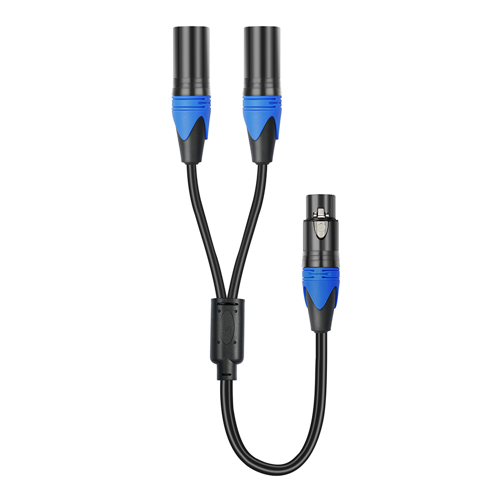 50cm 1 XLR Female To 2 XLR Mal - Audio Splitter Y reseña y precio