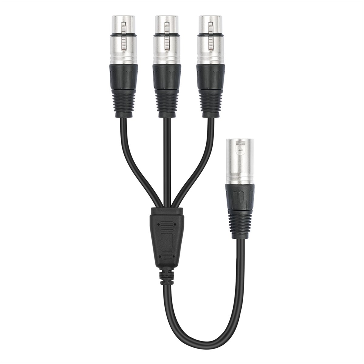 (PQWN) 3Pin XLR Male to 3 Fema - Audio Splitter Y reseña y precio