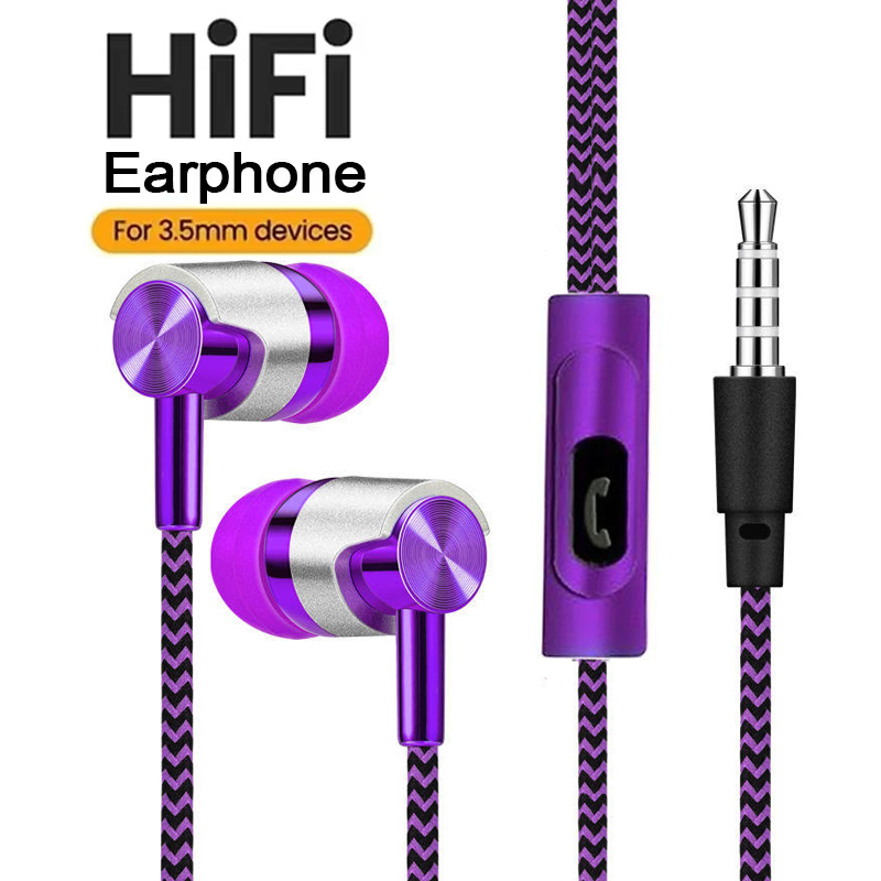 Built In HD Microphone 3.5mm W - Wired Earphone Mic reseña y precio
