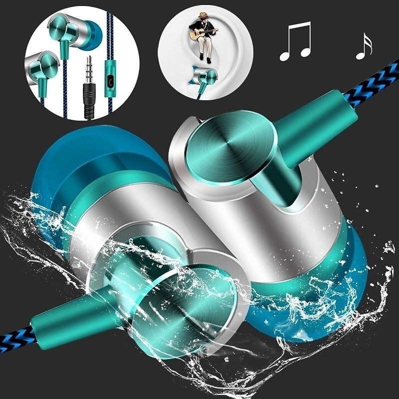 Built In HD Microphone 3.5mm W - Wired Earphone Mic reseña y precio
