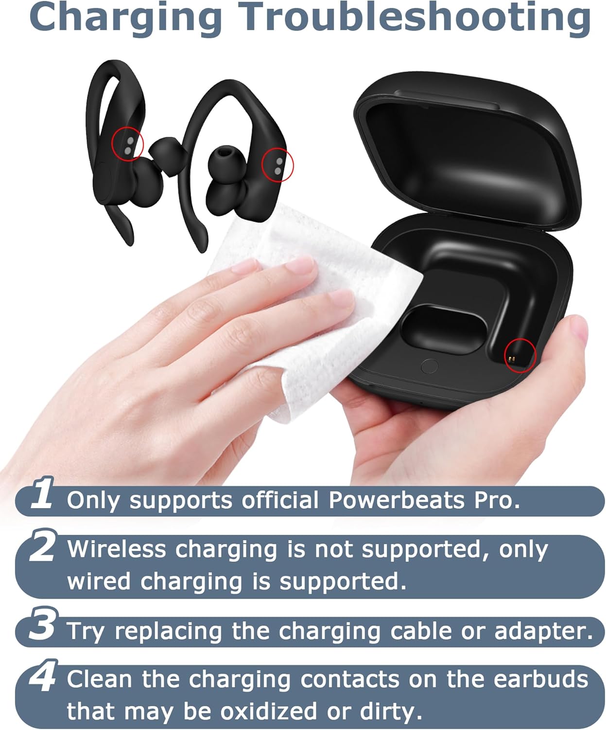 Replacement Charging Case For  - Earbuds Charging Case reseña y precio