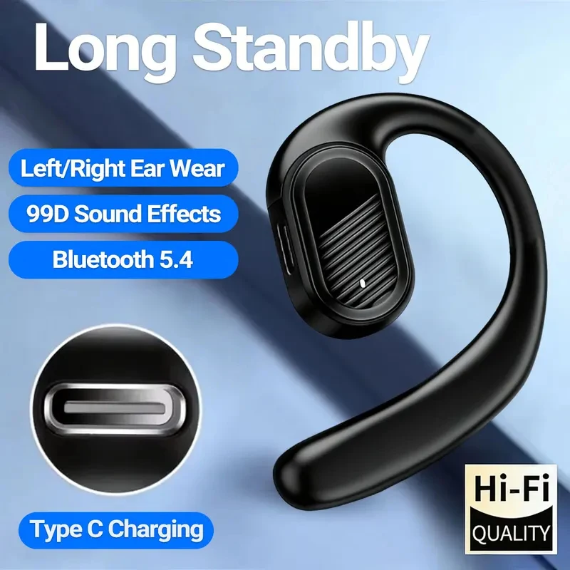 Bluetooth 5.4 Open Wireless Ea - Bluetooth Headset On Ear reseña y precio