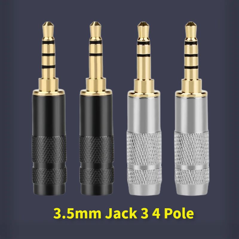 DIY 3.5mm Jacks Audio Plug 3 4 - Cable Extension 3.5 reseña y precio