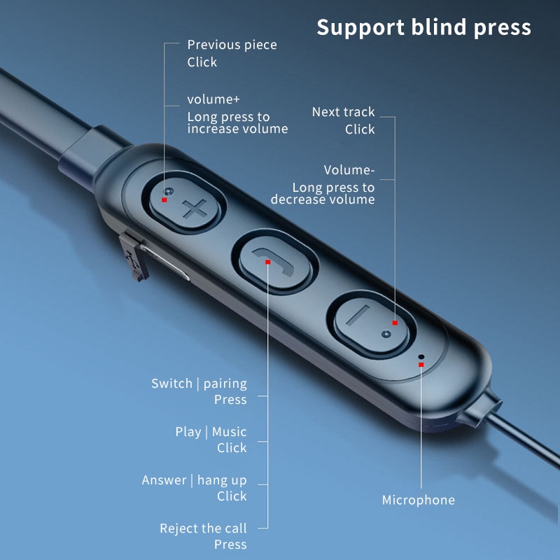 Neck Hanging Bluetooth Headset - Bluetooth Headset On Ear reseña y precio