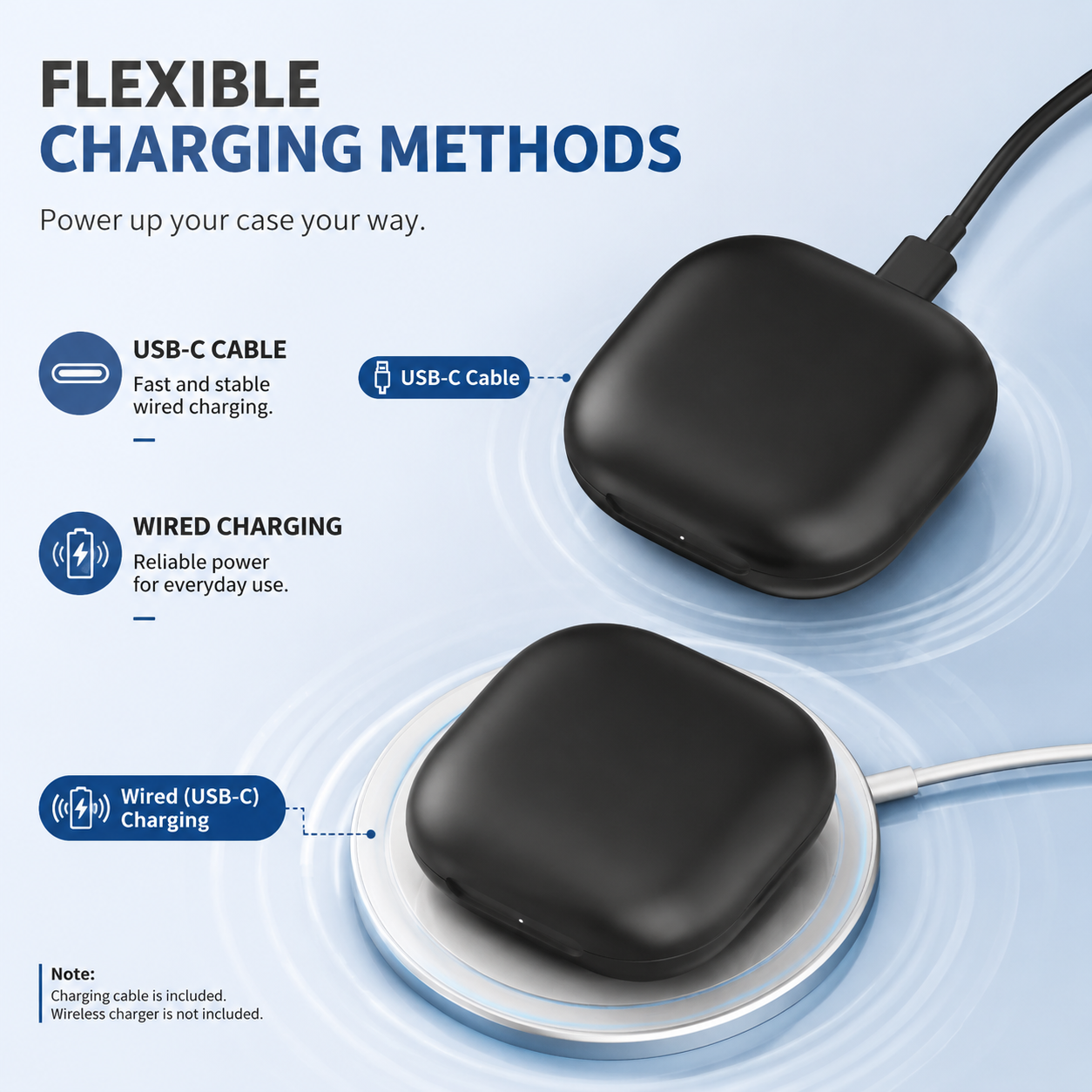 Replacement Charging Case For  - Earbuds Charging Case reseña y precio