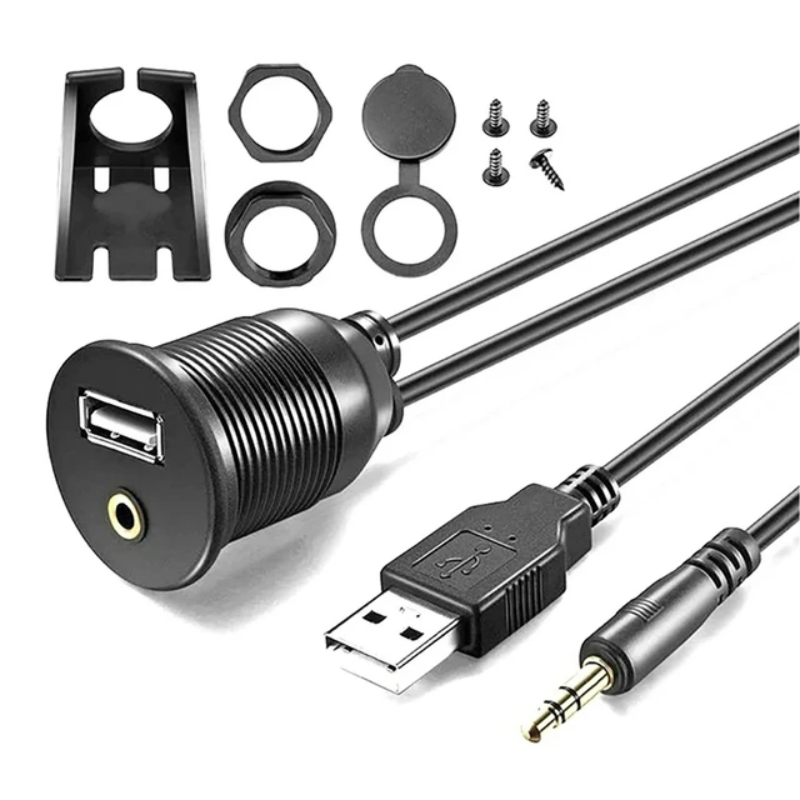1M USB & 3.5mm AUX Male to Fem - Cable Extension 3.5 reseña y precio