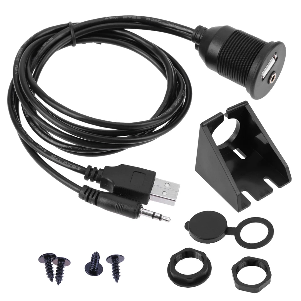 1M USB & 3.5mm AUX Male to Fem - Cable Extension 3.5 reseña y precio