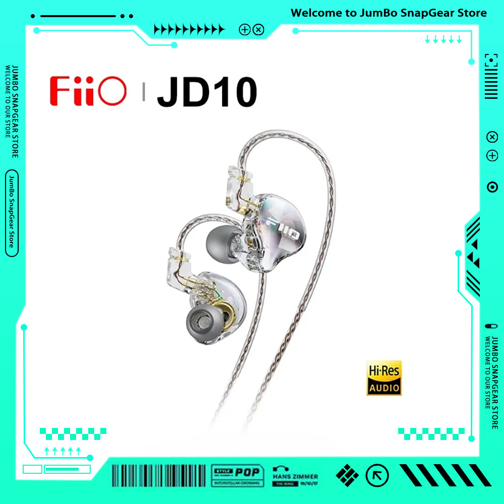 FiiO JD10 3.5mm / Type-C Wired - Audiophile Headphone Wired reseña y precio