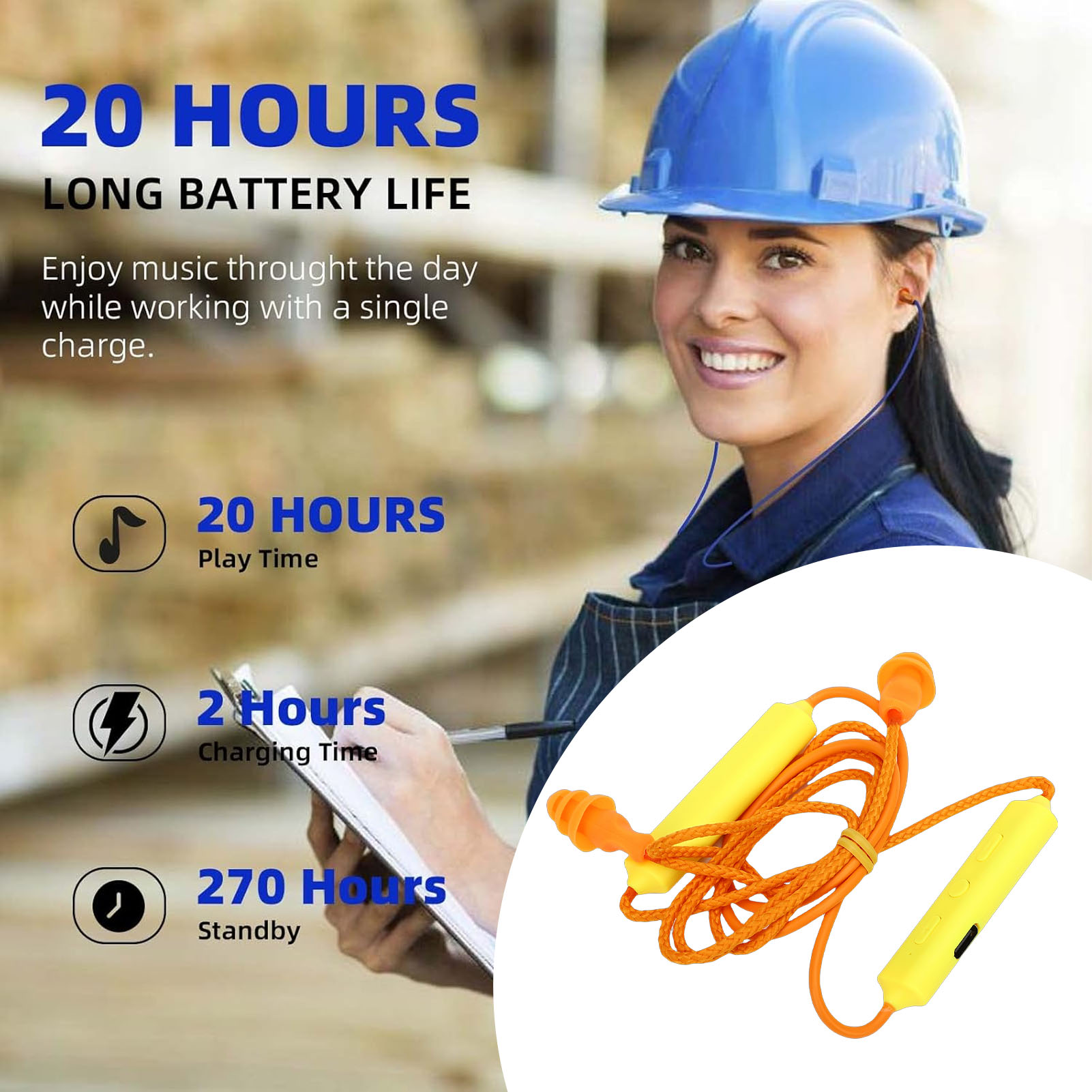 Ear Plugs Bluetooth Headset Fo - Bluetooth Headset On Ear reseña y precio