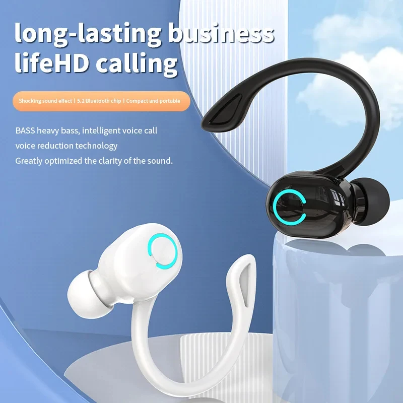 Bluetooth 5.2 Business Wireles - Sports Earphone Hook reseña y precio