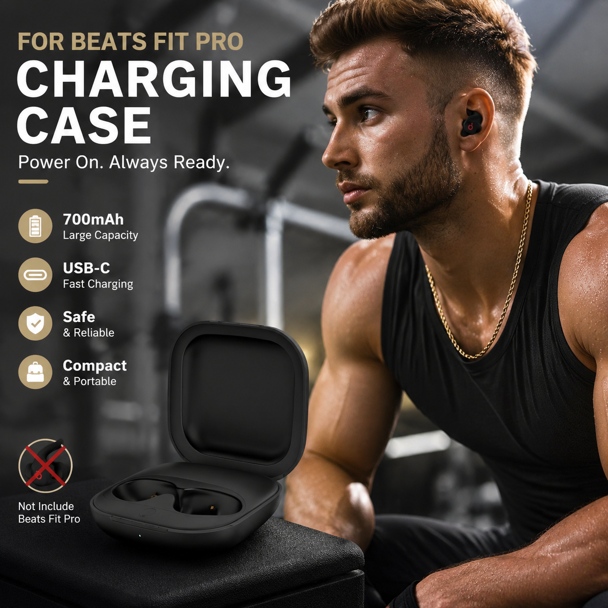700mAh Battery Earphone Chargi - Earbuds Charging Case reseña y precio