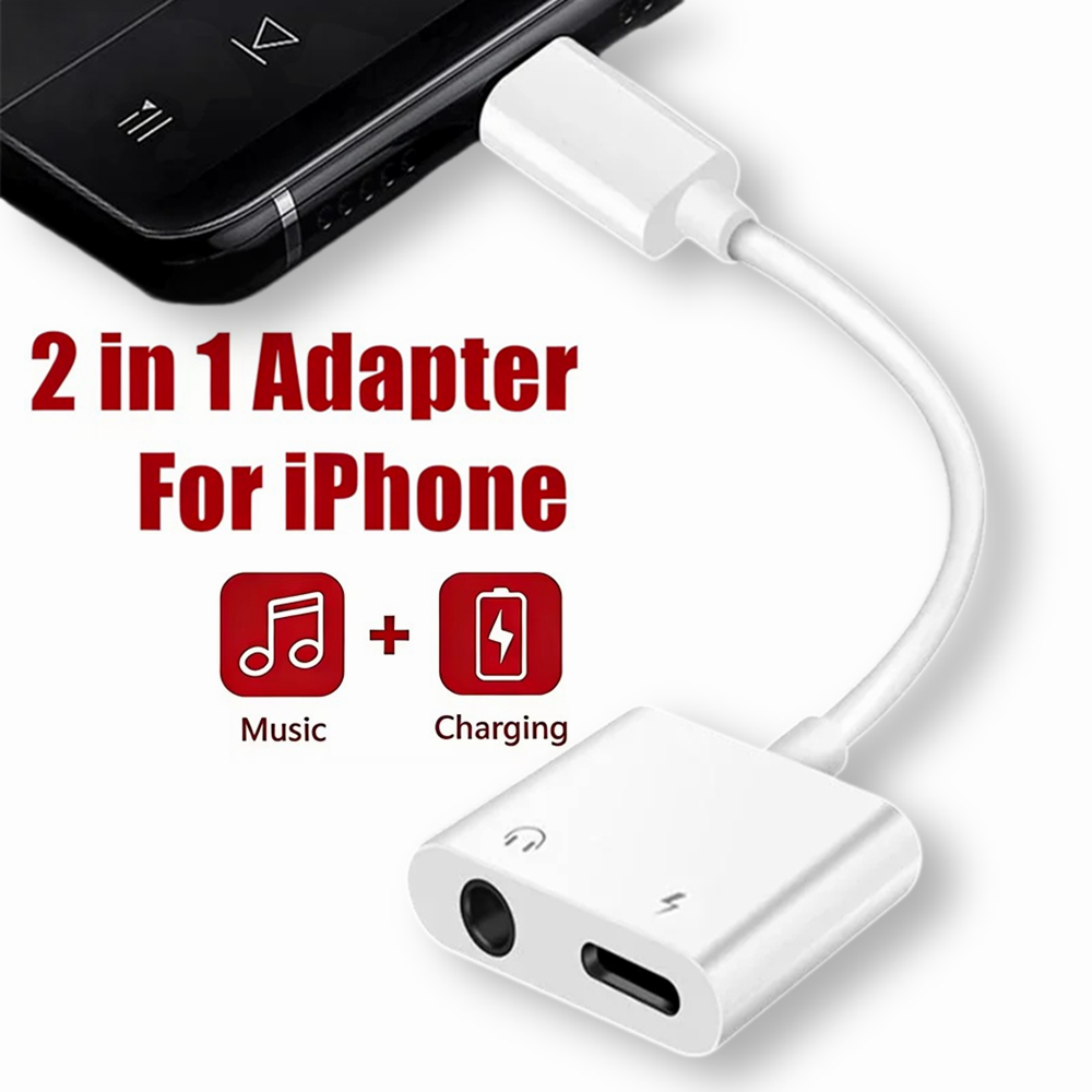 2 in 1 iOS to 3.5mm Jack Audio - Earphone Splitter Jack reseña y precio