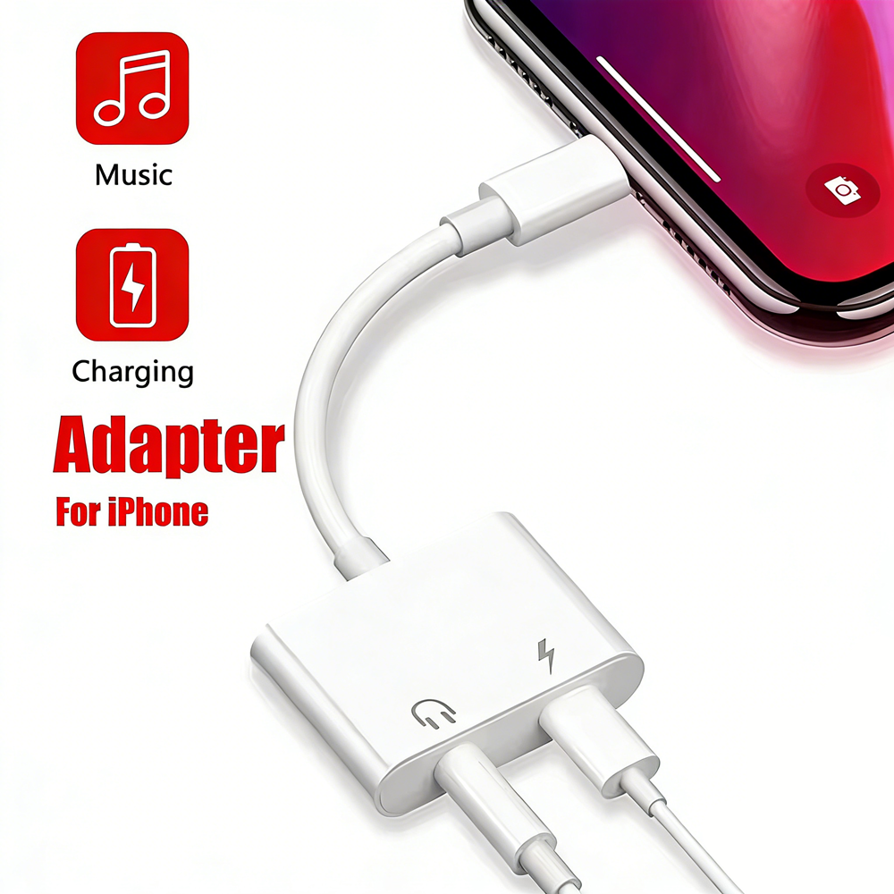 2 in 1 iOS to 3.5mm Jack Audio - Earphone Splitter Jack reseña y precio