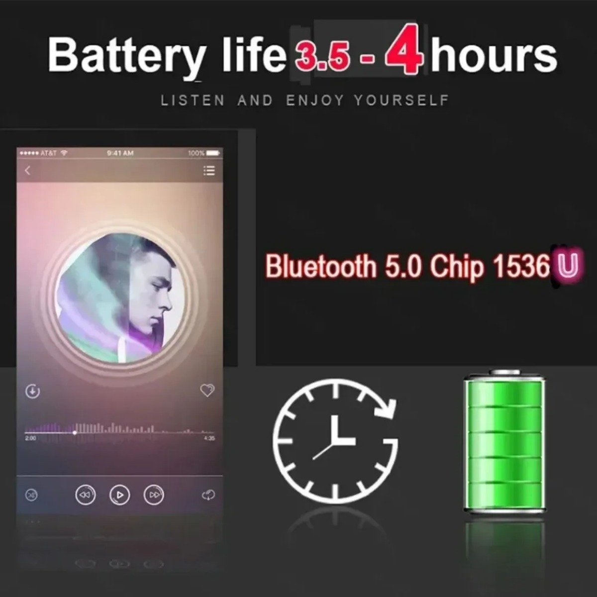 2026 Original Air New Pro A3 T - Bluetooth Headset On Ear reseña y precio