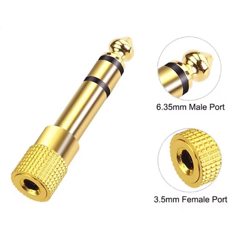 Audio 6.35mm male to 3.5 femal - Cable Extension 3.5 reseña y precio