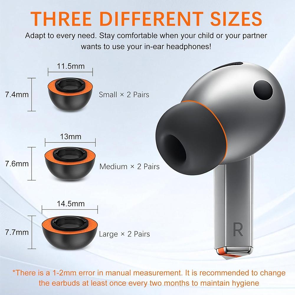 For Samsung Galaxy Buds3 Pro X - Silicone Ear Tip Replacement reseña y precio