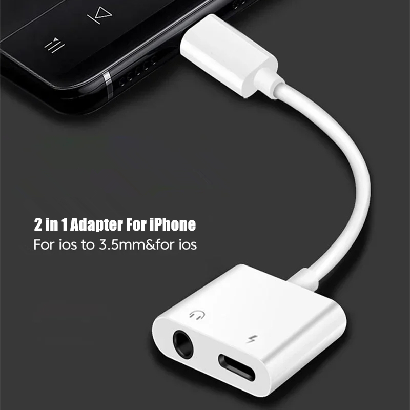 2 in 1 iOS to 3.5mm Jack Audio - Earphone Splitter Jack reseña y precio