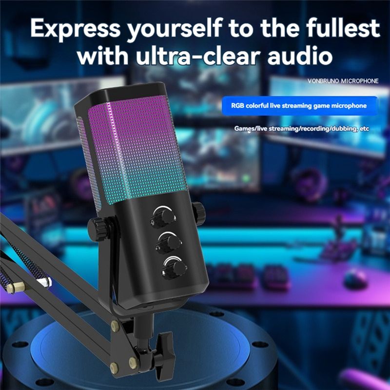 ABZZ-RGB Gaming Microphone USB - Gaming Headset Rgb reseña y precio