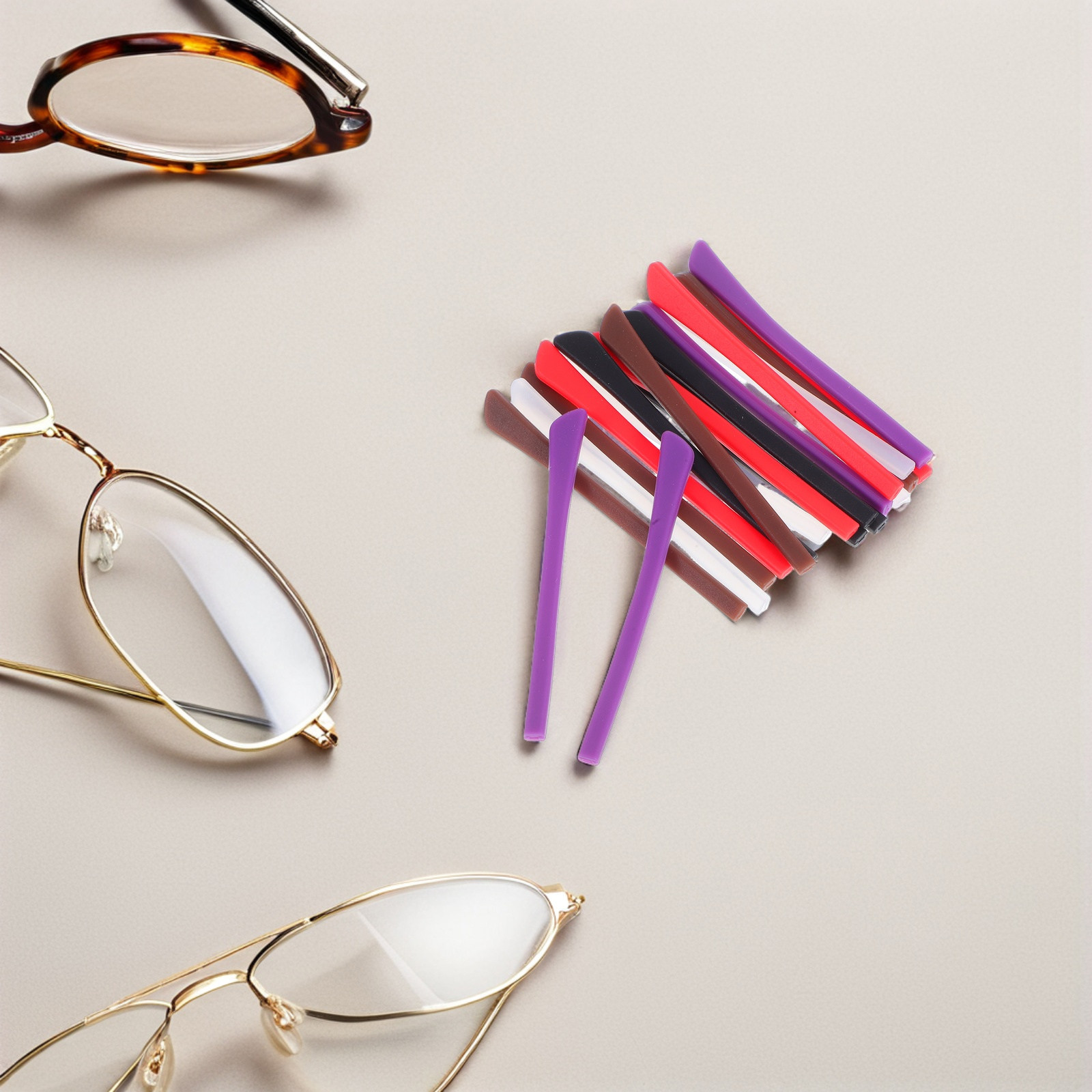 10Pairs Silicone Eyeglass Temp - Silicone Ear Tip Replacement reseña y precio