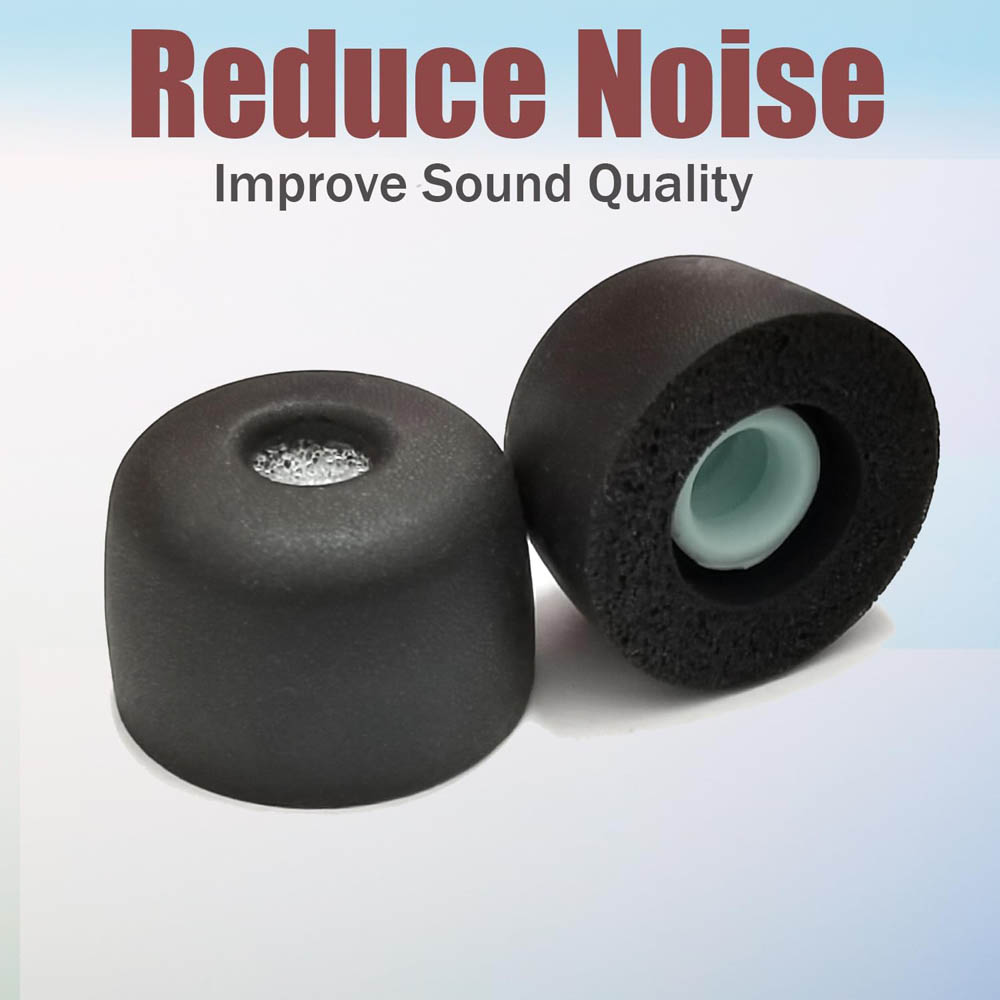 6PCS  Memory Foam Ear Tips Cus - Earphone Foam Tip reseña y precio