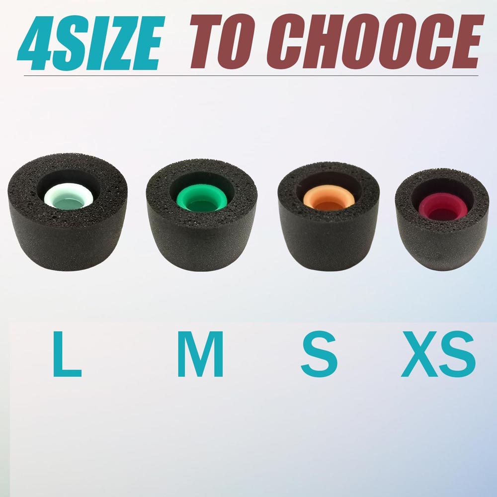 6PCS  Memory Foam Ear Tips Cus - Earphone Foam Tip reseña y precio